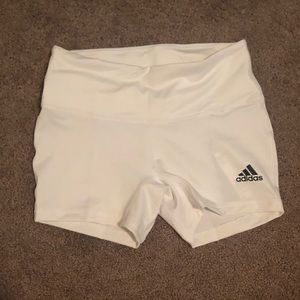 White Adidas spandex
